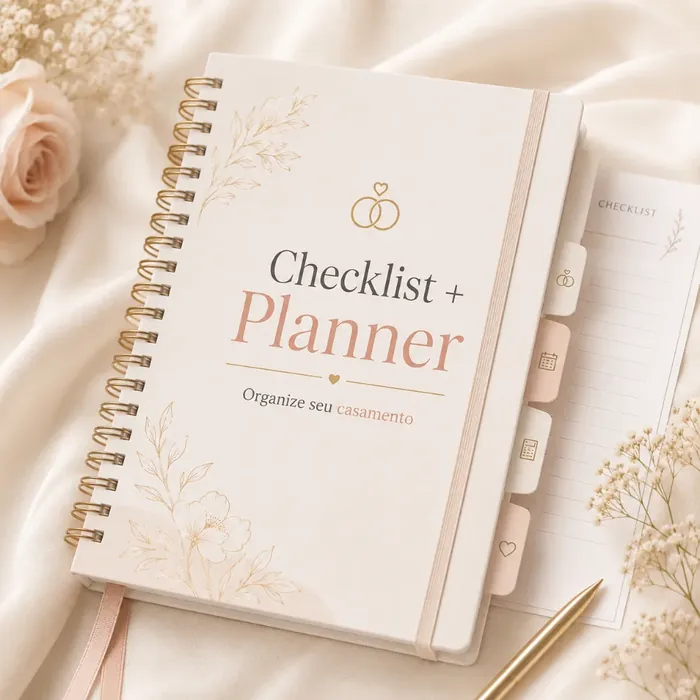 Checklist + Planner do casamento